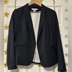 H&M Navy Blue Pant Suit
